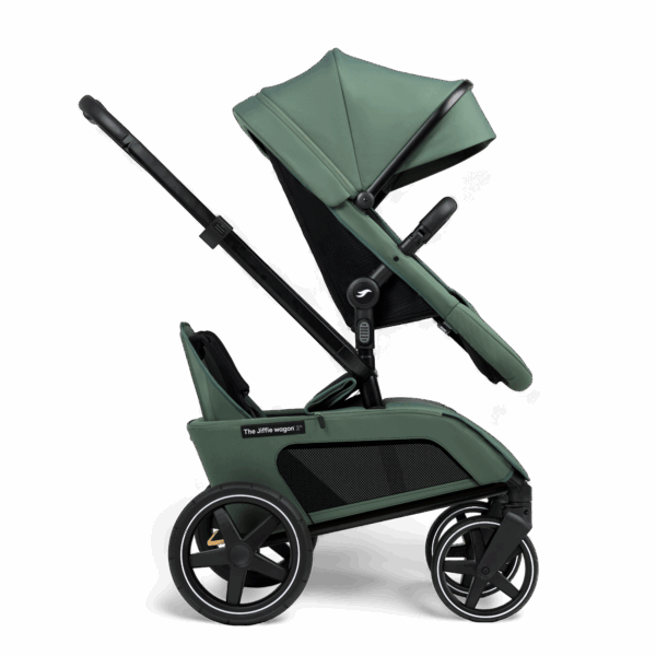 Ratini.lv | Wagon 2+ bērnu rati 6in1 krāsa Pine bilde #53