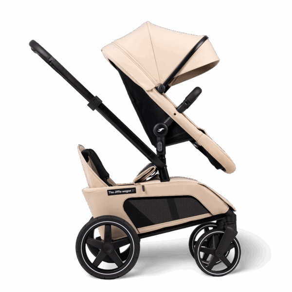 Ratini.lv | Wagon 2+ bērnu rati 6in1 krāsa Clay bilde #39