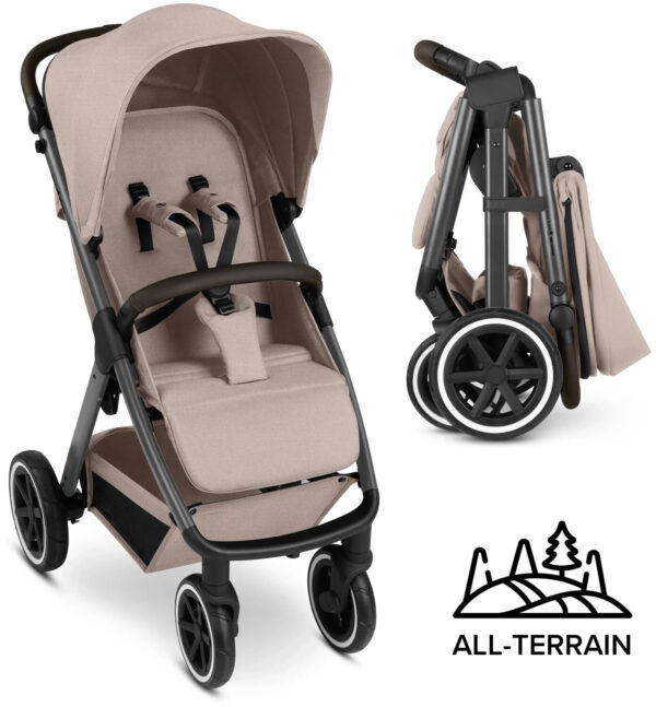 ABC Design AVUS 2 Air bērnu pastaigu ratiņi krāsa Camel
