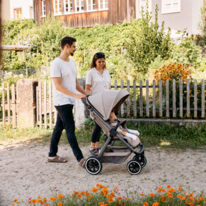 ABC Design AVUS 2 Air bērnu pastaigu ratiņi krāsa Camel