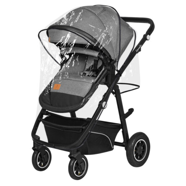 Ratini.lv | BIANKA bērnu ratu komplekts 3in1 krāsa GREY STONE bilde #17