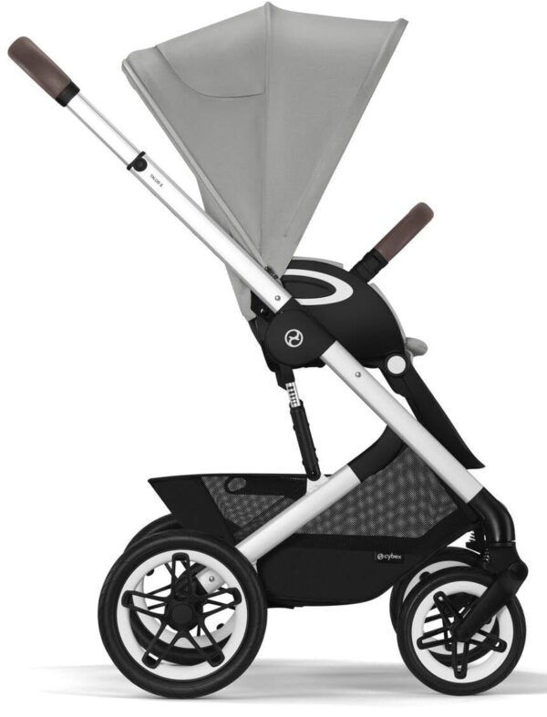 Ratini.lv | Talos S LUX bērnu ratiņi krāsa Stone Grey bilde #7