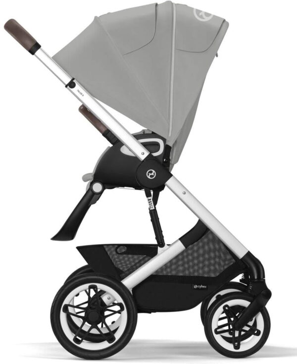 Ratini.lv | Talos S LUX bērnu ratiņi krāsa Stone Grey bilde #5