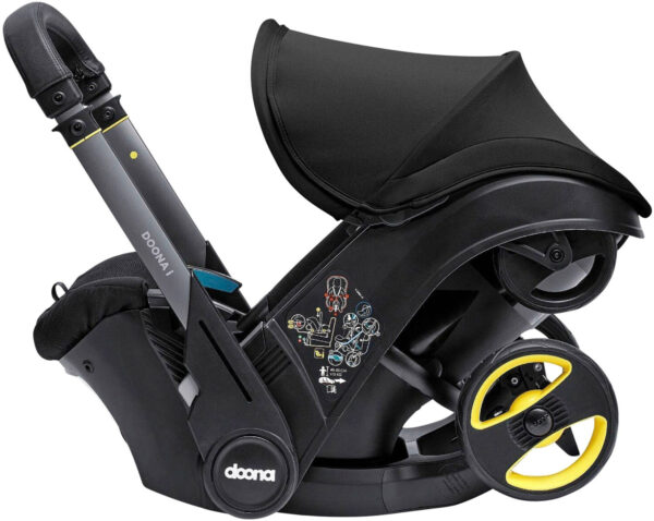 Ratini.lv | I autokrēsliņš/ratiņi bērniem 40-85cm krāsa Nitro Black bilde #7