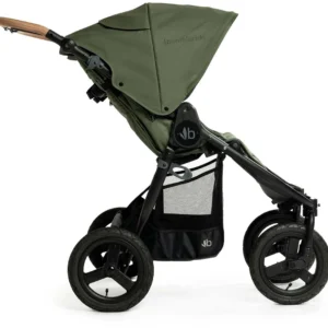 Bumbleride Indie Twin dvīņu sporta ratiņi bērniem krāsa Olive
