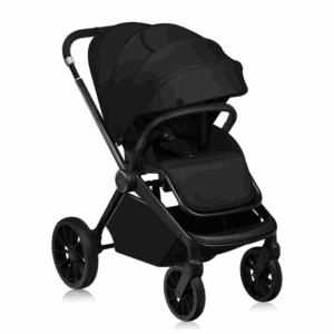 Lionelo Mika Plus bērnu ratiņi krāsa BLACK ONYX