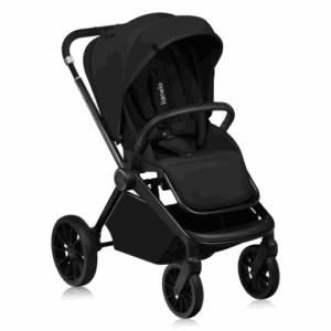 Lionelo Mika Plus bērnu ratiņi krāsa BLACK ONYX