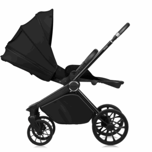 Lionelo Mika Plus bērnu ratiņi krāsa BLACK ONYX