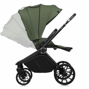 Lionelo Mika Plus bērnu ratiņi krāsa GREEN OLIVE
