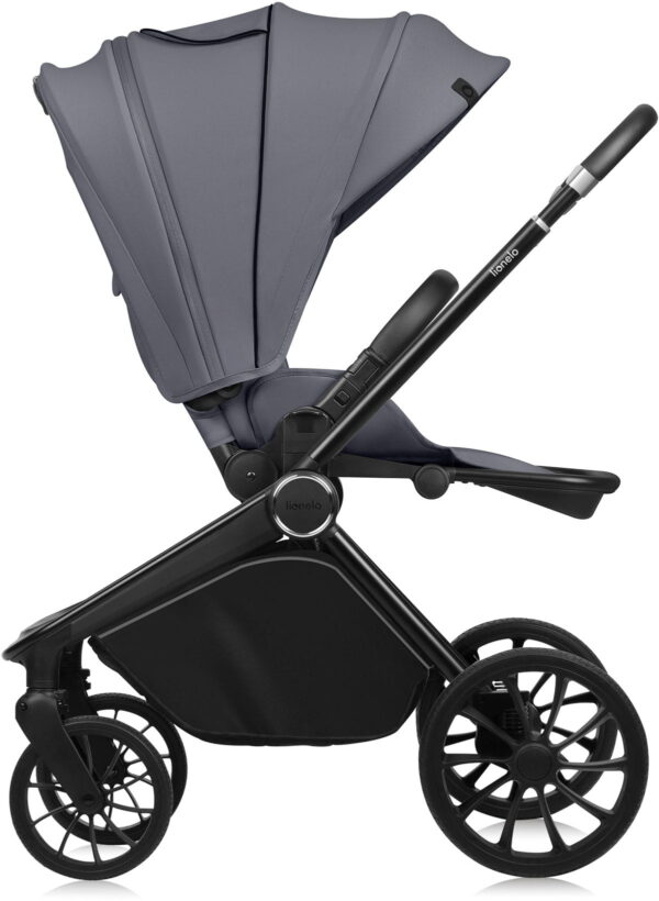Ratini.lv | Mika Plus bērnu ratiņi krāsa GREY STONE bilde #7