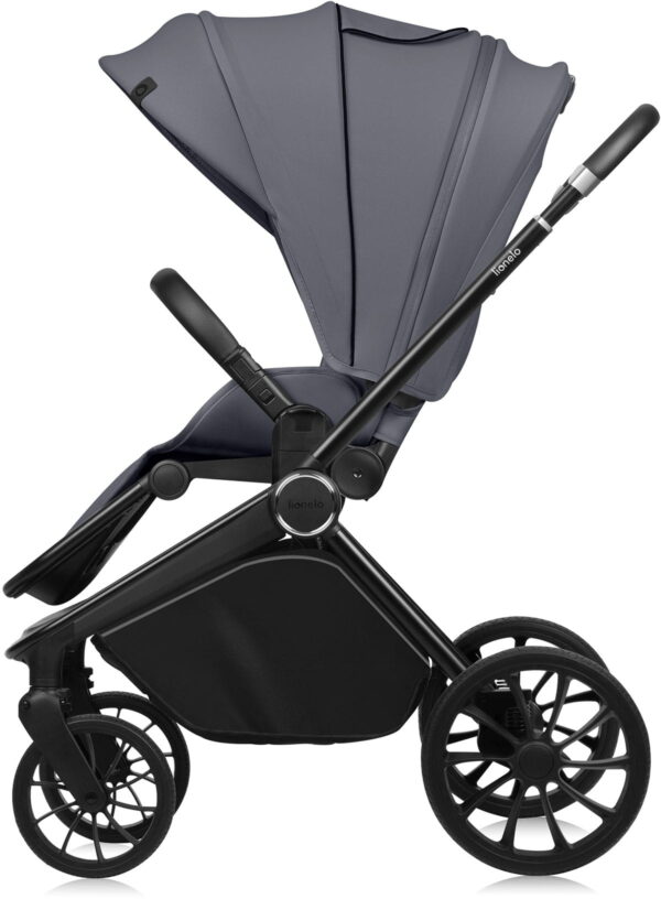 Ratini.lv | Mika Plus bērnu ratiņi krāsa GREY STONE bilde #11
