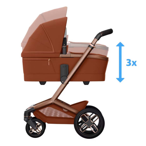 Maxi Cosi FAME CARRYCOT bērnu ratiņu kulba krāsa COPPER TERRA