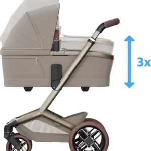 Maxi Cosi FAME CARRYCOT bērnu ratiņu kulba krāsa TWILLIC BLACK