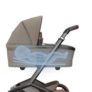 Maxi Cosi FAME CARRYCOT bērnu ratiņu kulba krāsa OAK TRUFFLE