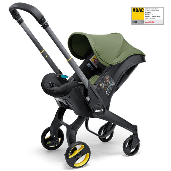 Ratini.lv | I autokrēsliņš/ratiņi bērniem 40-85cm krāsa Desert Green bilde #13
