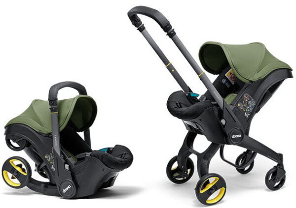 Ratini.lv | I autokrēsliņš/ratiņi bērniem 40-85cm krāsa Desert Green bilde #3