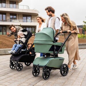 The Jiffle Wagon 2+ bērnu rati 6in1