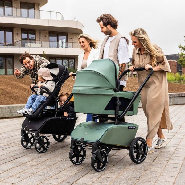 Ratini.lv | Wagon 2+ bērnu rati 6in1 krāsa Clay bilde #65