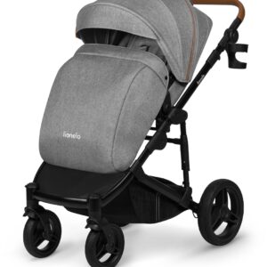 Lionelo MARI TOUR bērnu ratu komplekts 2in1 krāsa GREY STONE