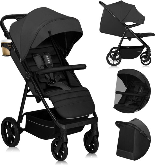 Ratini.lv | MIRA bērnu ratiņi krāsa GREY GRAPHITE bilde #1