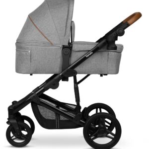 Lionelo MARI TOUR bērnu ratu komplekts 2in1 krāsa GREY STONE