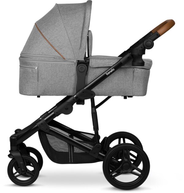 Ratini.lv | MARI TOUR bērnu ratu komplekts 2in1 krāsa GREY STONE bilde #3