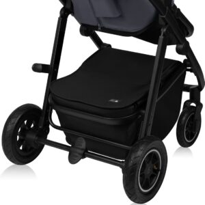 Lionelo AMBER PLUS 2IN1 bērnu ratiņi krāsa GREY GRAPHITE