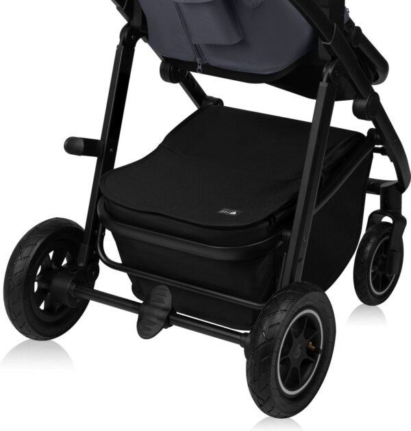 Ratini.lv | AMBER PLUS 2IN1 bērnu ratiņi krāsa GREY GRAPHITE bilde #25
