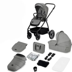 Lionelo MERIL 2IN1 bērnu ratiņi krāsa GREY STONE