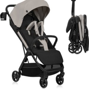 Lionelo JULIE AIR bērnu pastaigu un ceļojumu ratiņi krāsa BEIGE SAND