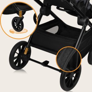 Lionelo LAYLA 2IN1 bērnu ratiņi krāsa GREY STONE