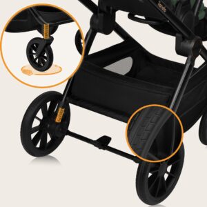 Lionelo LAYLA 3IN1 bērnu ratiņi krāsa GREEN FOREST