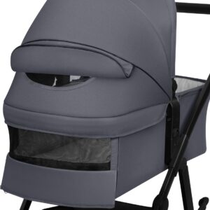 Lionelo AMBER PLUS 2IN1 bērnu ratiņi krāsa GREY GRAPHITE