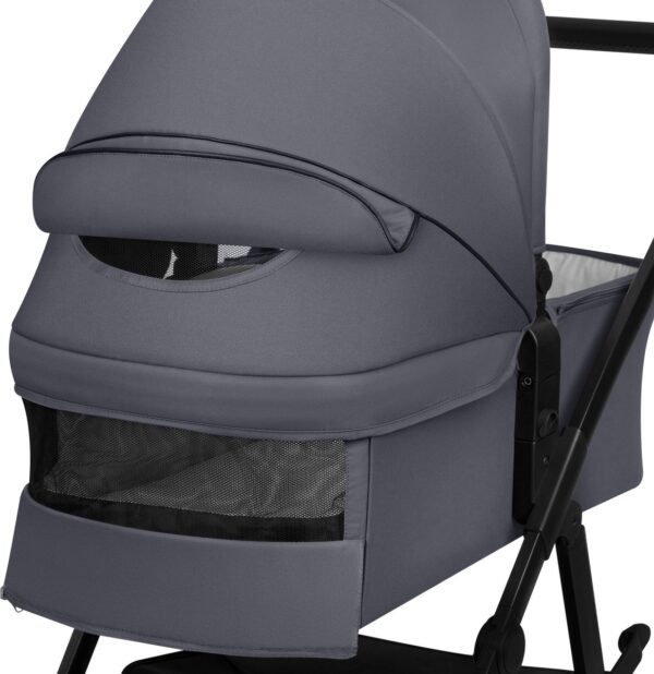 Ratini.lv | AMBER PLUS 2IN1 bērnu ratiņi krāsa GREY GRAPHITE bilde #17