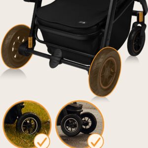 Lionelo AMBER PLUS 3IN1 bērnu ratiņi krāsa BEIGE SAND