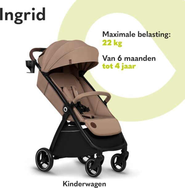 Ratini.lv | INGRID bērnu ratiņi krāsa BEIGE SAND bilde #17
