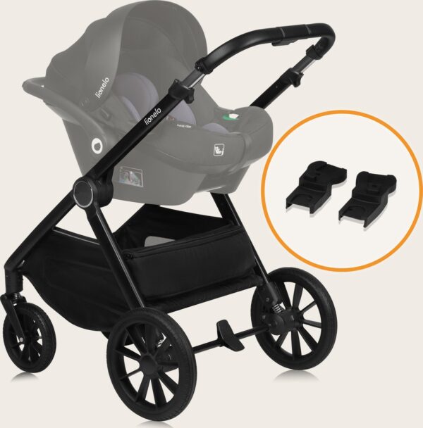 Ratini.lv | LAYLA 2IN1 bērnu ratiņi krāsa GREY STONE bilde #19