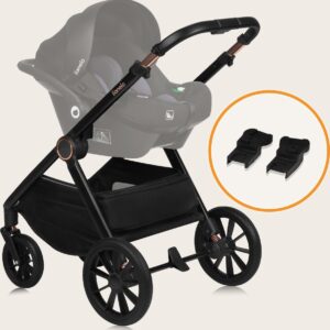 Lionelo LAYLA 2IN1 bērnu ratiņi krāsa BROWN RUST