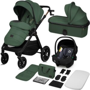 Lionelo LAYLA 3IN1 bērnu ratiņi krāsa GREEN FOREST