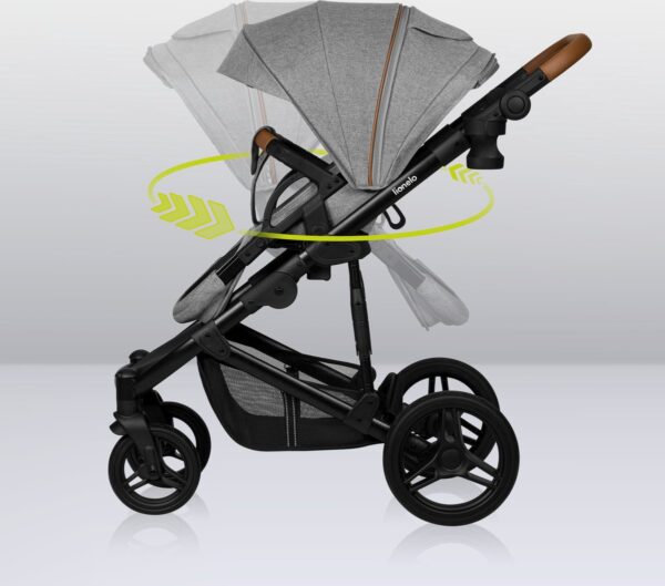 Ratini.lv | MARI TOUR 3IN1 bērnu ratiņi krāsa GREY STONE bilde #25