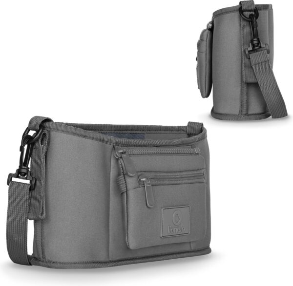 Ratini.lv | LITTLE CUBE bērnu ratiņu soma krāsa GREY bilde #1