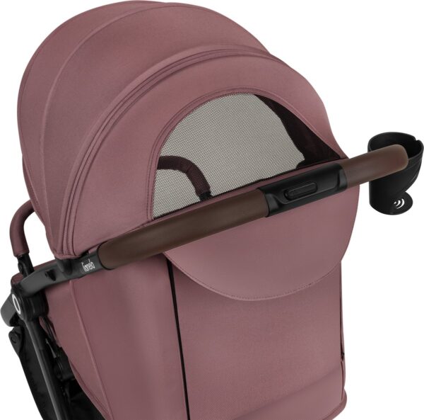 Ratini.lv | INGRID bērnu ratiņi krāsa PINK MAUVE bilde #9