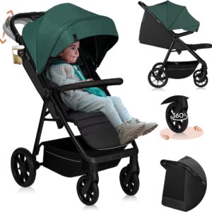 Lionelo MIRA bērnu ratiņi krāsa GREEN EMERALD
