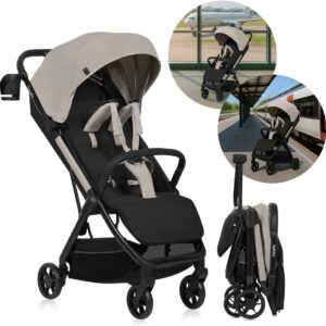 Lionelo JULIE AIR bērnu pastaigu un ceļojumu ratiņi krāsa BEIGE SAND