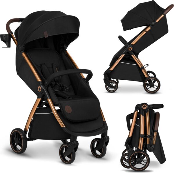 Ratini.lv | INGRID bērnu ratiņi krāsa BLACK ONYX bilde #1