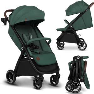 Lionelo INGRID bērnu ratiņi krāsa GREEN EMERALD