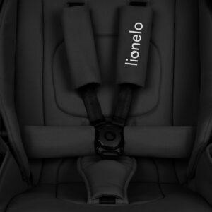 Lionelo MIKA PLUS 3IN1 bērnu ratu komplekts krāsa BLACK ONYX