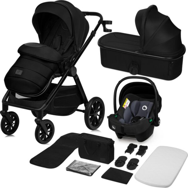 Ratini.lv | LAYLA 3IN1 bērnu ratiņi krāsa BLACK ONYX bilde #3