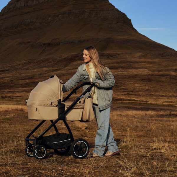 Ratini.lv | MERIL 2IN1 bērnu ratiņi krāsa BEIGE SAND bilde #37