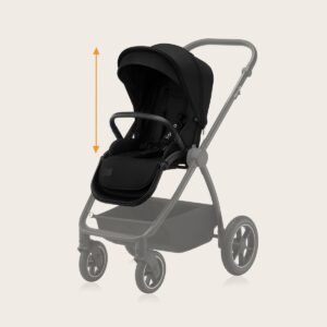 Lionelo MERIL 3IN1 bērnu ratiņi krāsa BLACK ONYX